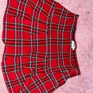 Plaid skirt